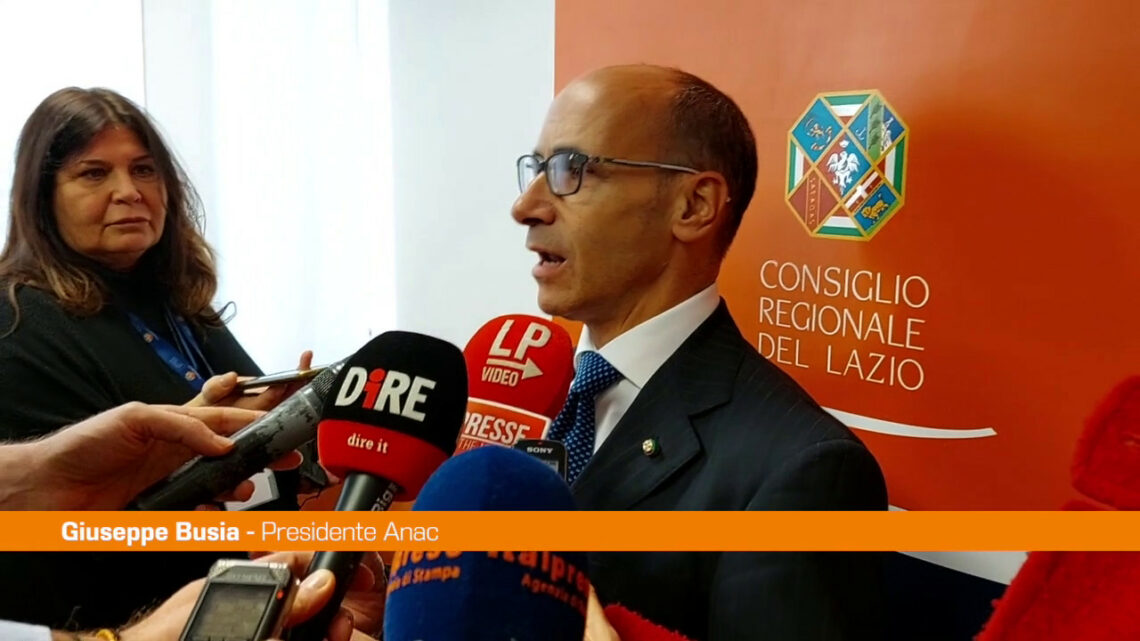 Busia “Cambiare norma su stazioni appaltanti” Busia “Cambiare norma su stazioni appaltanti”