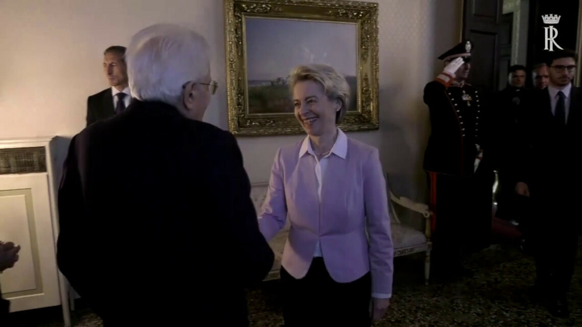 Mattarella incontra Von der Leyen a Milano Mattarella incontra Von der Leyen a Milano