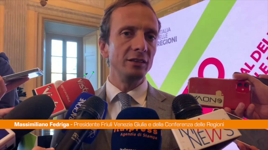 Fedriga “Oggi finalmente si istituzionalizza Conferenza delle Regioni” Fedriga “Oggi finalmente si istituzionalizza Conferenza delle Regioni”