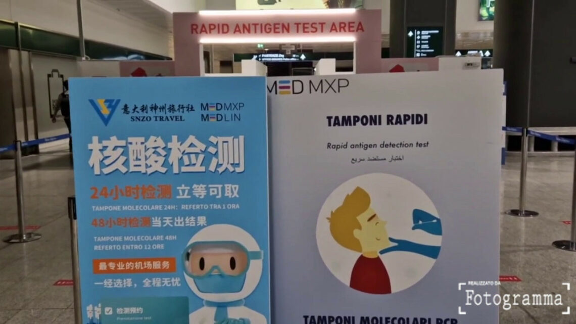 La Cina torna a fare paura, test anti-Covid a Malpensa La Cina torna a fare paura, test anti-Covid a Malpensa