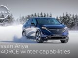 Nissan Ariya e-4ORCE supera i test su neve e ghiaccio