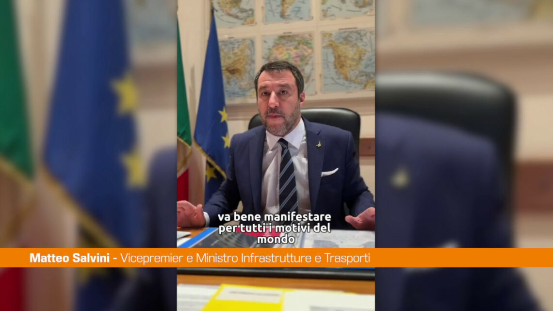 Salvini “Giusto manifestare ma senza ledere libertà” Salvini “Giusto manifestare ma senza ledere libertà”