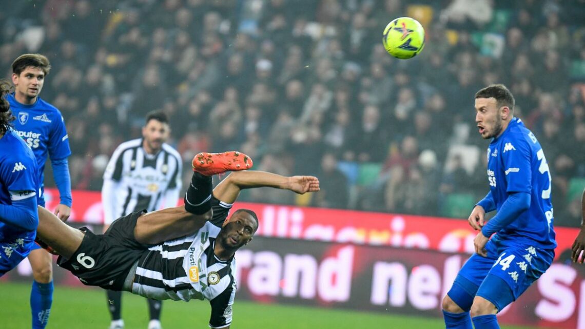 Gol di Baldanzi e Pereyra, Udinese-Empoli finisce 1-1 Gol di Baldanzi e Pereyra, Udinese-Empoli finisce 1-1
