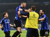 L’Inter batte 1-0 il Napoli, decide Dzeko di testa