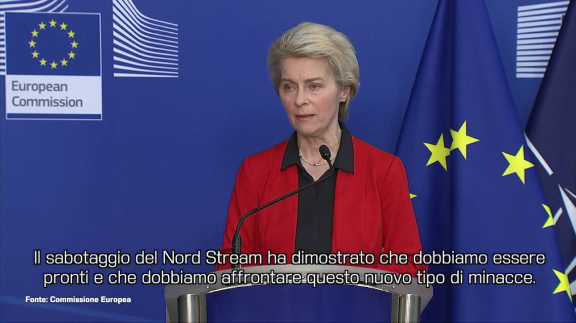 Von der Leyen “Task force Ue-Nato a difesa infrastrutture critiche” Von der Leyen “Task force Ue-Nato a difesa infrastrutture critiche”