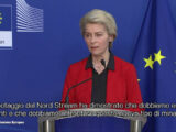 Von der Leyen “Task force Ue-Nato a difesa infrastrutture critiche”