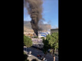 Incendio sul traghetto Palermo-Napoli, non ancora spento il rogo