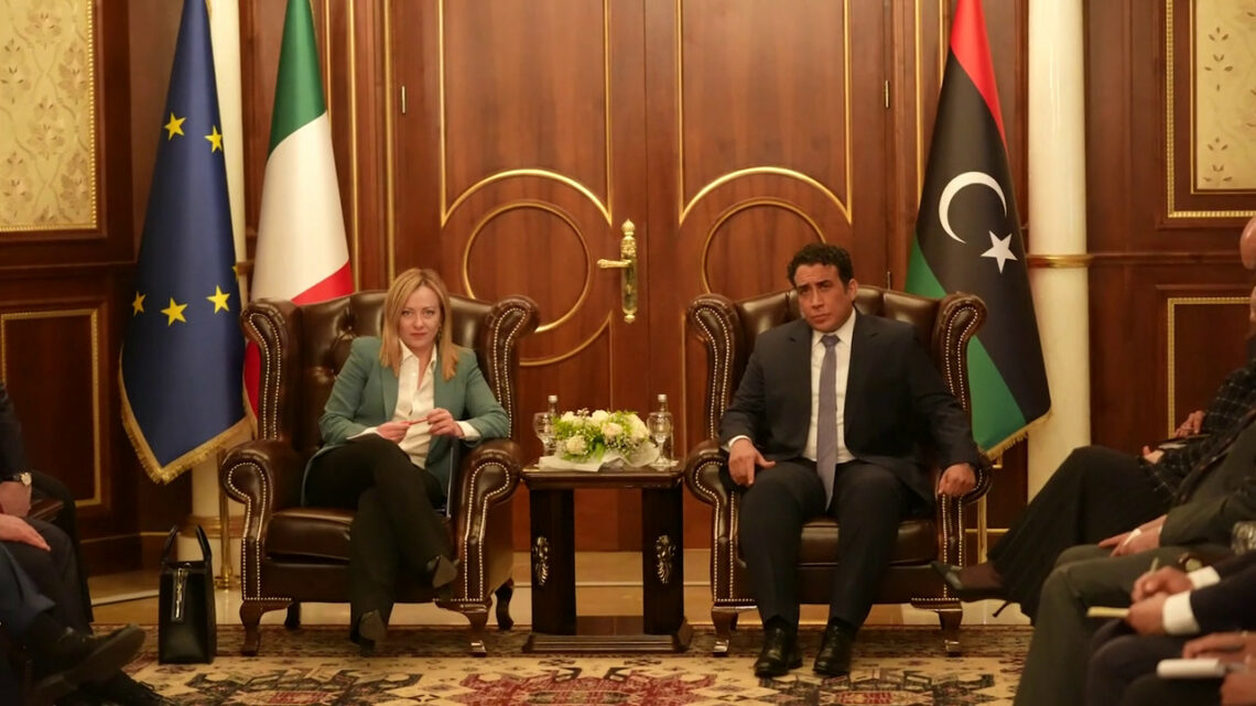 Italia – Libia, Meloni incontra presidente del Consiglio Presidenziale Italia – Libia, Meloni incontra presidente del Consiglio Presidenziale