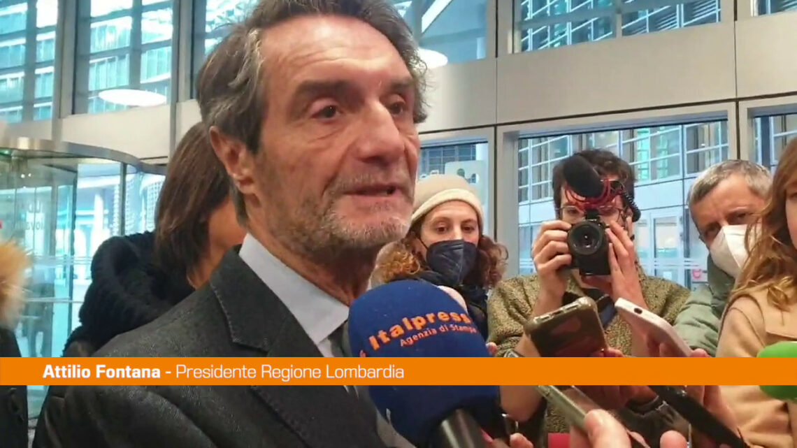 Regionali Lombardia: Fontana “Miei avversari contro ogni opera nuova” Regionali Lombardia: Fontana “Miei avversari contro ogni opera nuova”