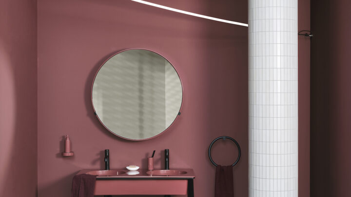 Ceramica Cielo anticipa il Pantone 2023 e si tinge di Viva Magenta