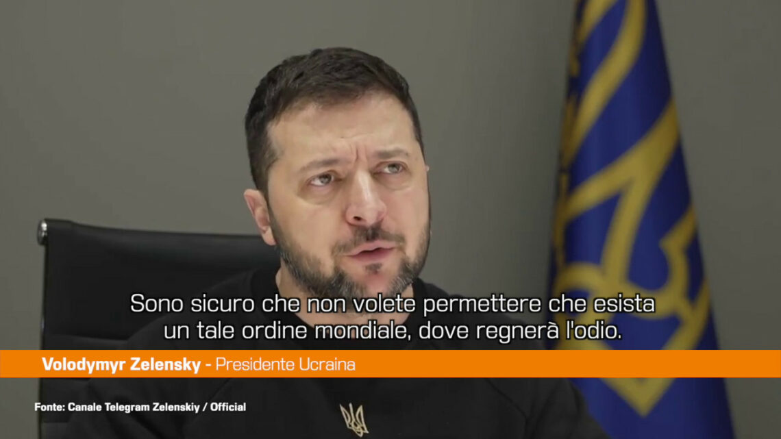 Zelensky “La Russia vuole il potere di distruggere le nazioni” Zelensky “La Russia vuole il potere di distruggere le nazioni”