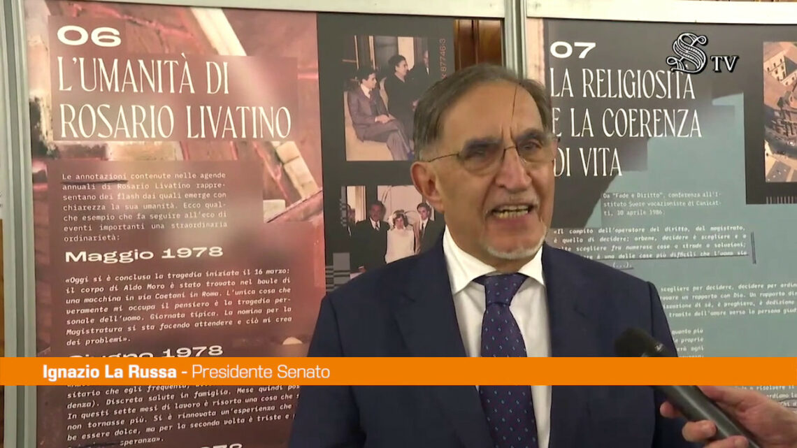 La Russa “L’insegnamento di Livatino è sempre forte e attuale” La Russa “L’insegnamento di Livatino è sempre forte e attuale”