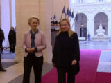 Meloni incontra Von der Leyen a Palazzo Chigi