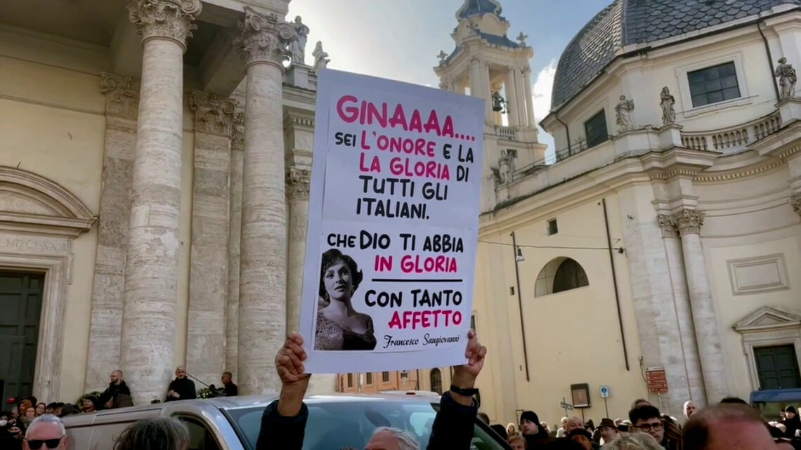 A Roma l’addio a Gina Lollobrigida A Roma l’addio a Gina Lollobrigida