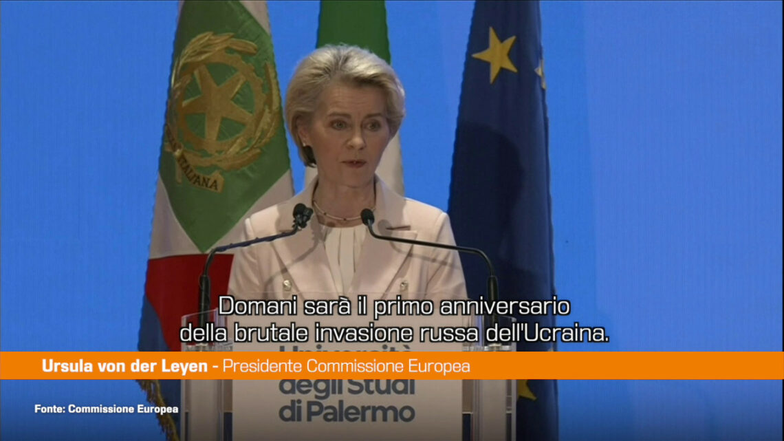 Von der Leyen “Difendiamo la libertà dell’Ucraina” Von der Leyen “Difendiamo la libertà dell’Ucraina”