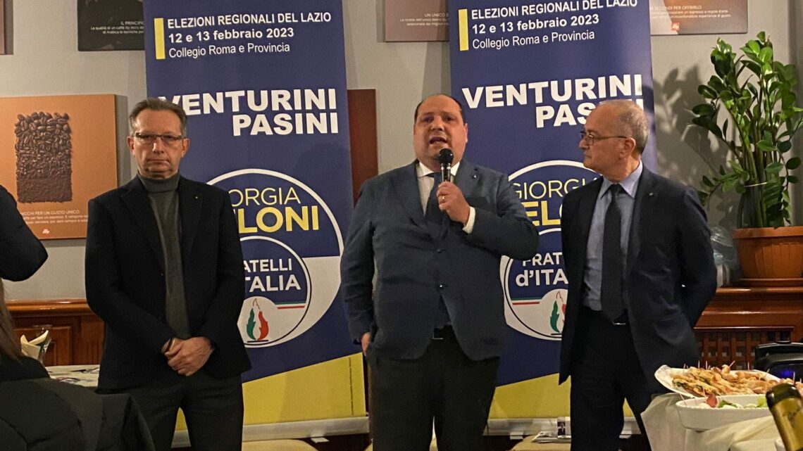 Regionali Lazio, con Venturini e Pasini i Moderati vogliono portare la Meloni al 32 per cento Regionali Lazio, con Venturini e Pasini i Moderati vogliono portare la Meloni al 32 per cento