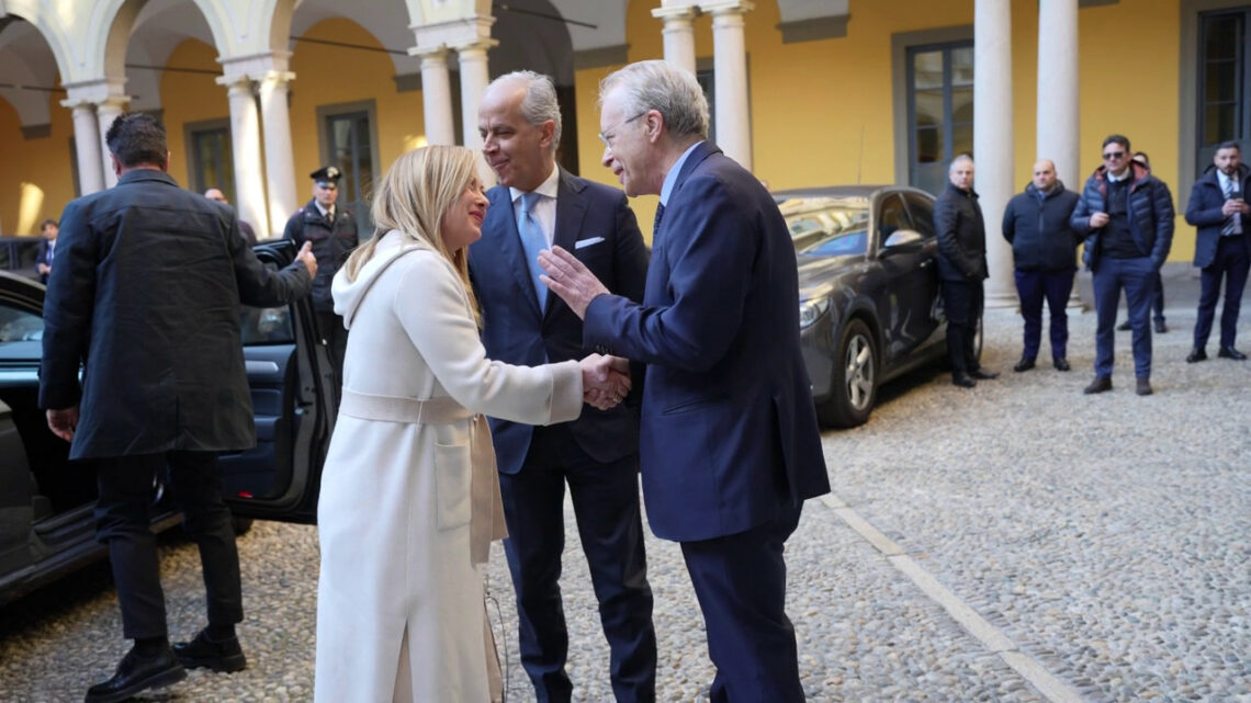 Meloni e Piantedosi a Milano, vertice in Prefettura Meloni e Piantedosi a Milano, vertice in Prefettura