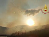 In fiamme un bosco in provincia di Isernia