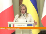 Meloni a Zelensky “L’Italia non intende tentennare e non lo farà”