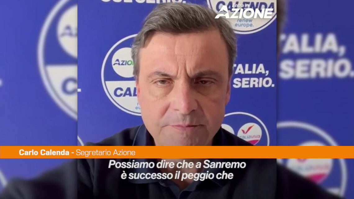 Sanremo, Calenda “Su Zelensky cattivo servizio a Ucraina” Sanremo, Calenda “Su Zelensky cattivo servizio a Ucraina”
