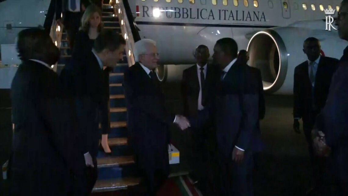 Mattarella a Nairobi per la visita di Stato in Kenya Mattarella a Nairobi per la visita di Stato in Kenya