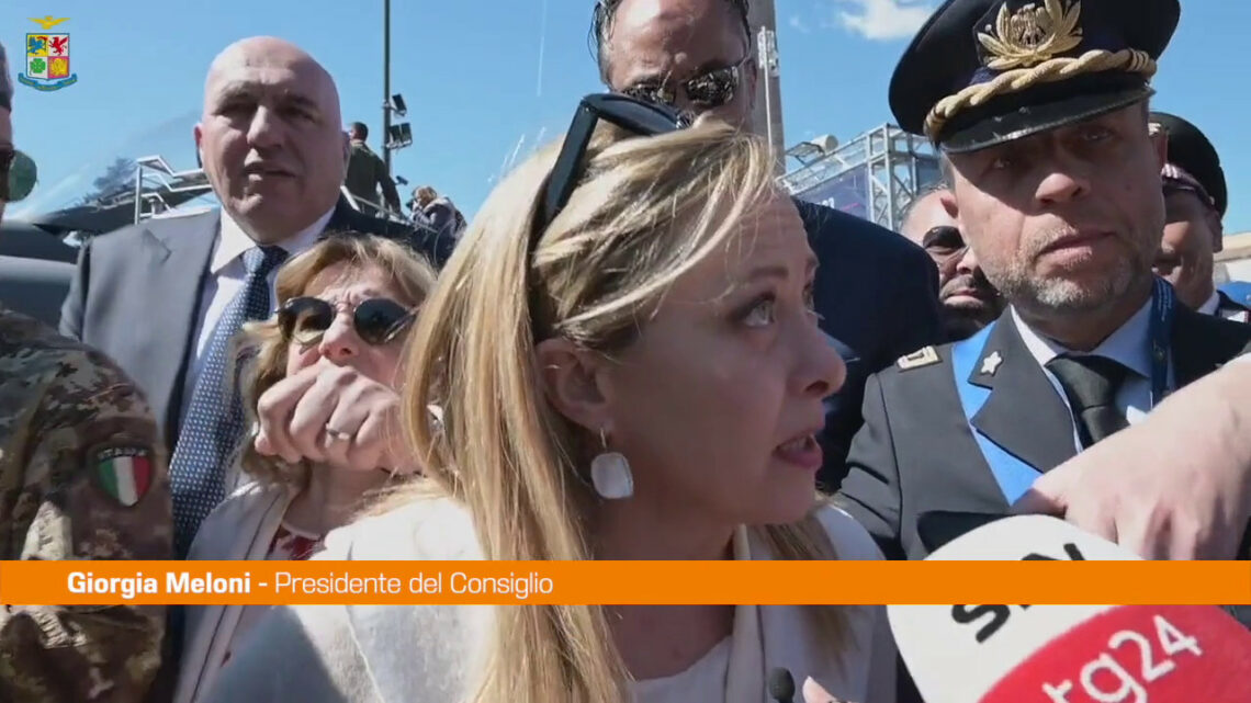 Meloni “La patria non esiste senza i valori” Meloni “La patria non esiste senza i valori”