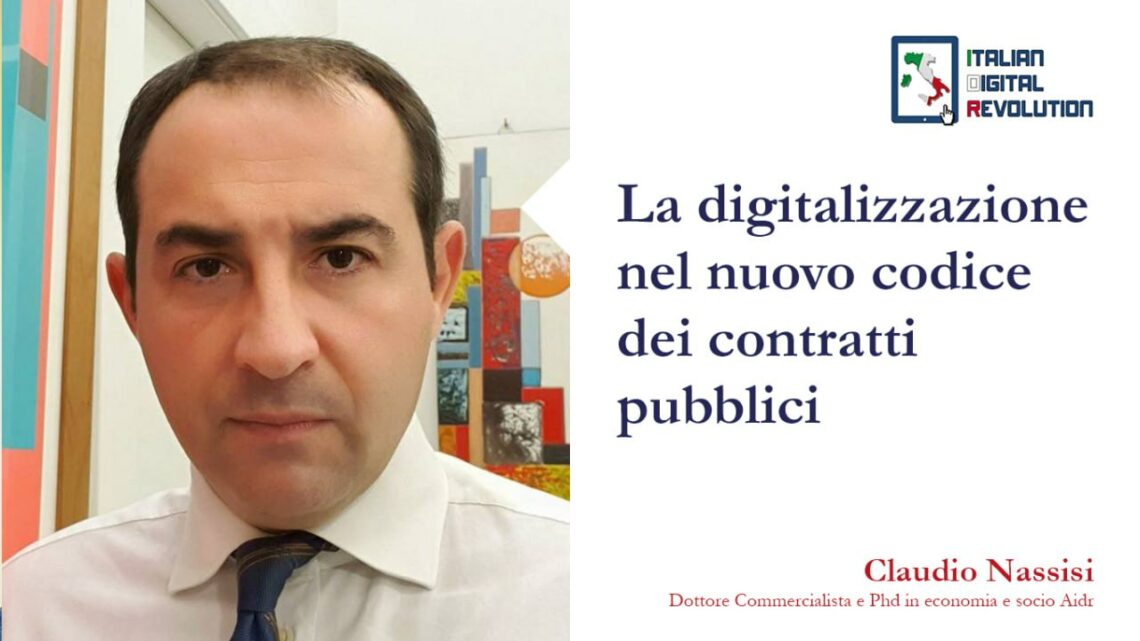 La digitalizzazione nel nuovo codice dei contratti pubblici La digitalizzazione nel nuovo codice dei contratti pubblici