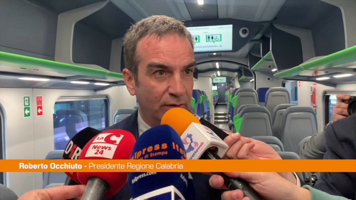 Occhiuto “Con nuovo treno Blues avviato rinnovamento in Calabria” Occhiuto “Con nuovo treno Blues avviato rinnovamento in Calabria”