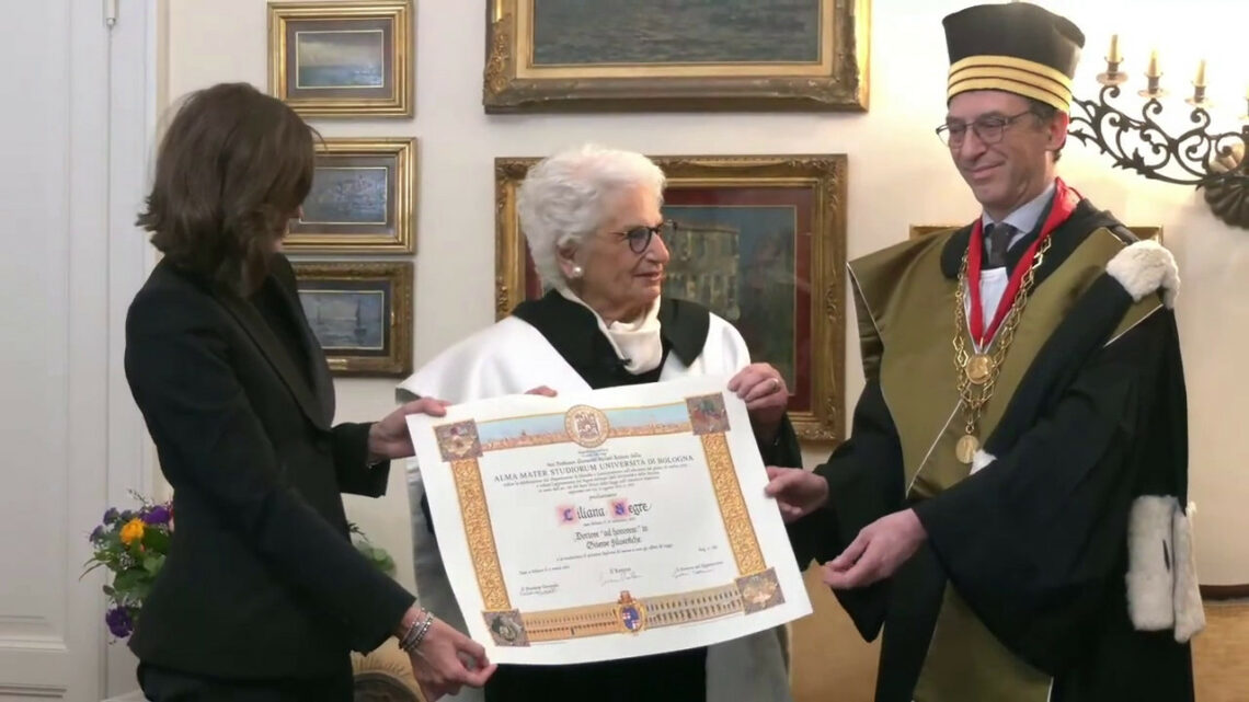 Dall’Alma Mater di Bologna laurea honoris causa a Liliana Segre Dall’Alma Mater di Bologna laurea honoris causa a Liliana Segre