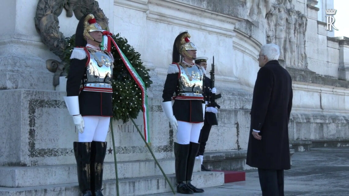 Giornata dell’Unità Nazionale, Mattarella all’Altare della Patria Giornata dell’Unità Nazionale, Mattarella all’Altare della Patria