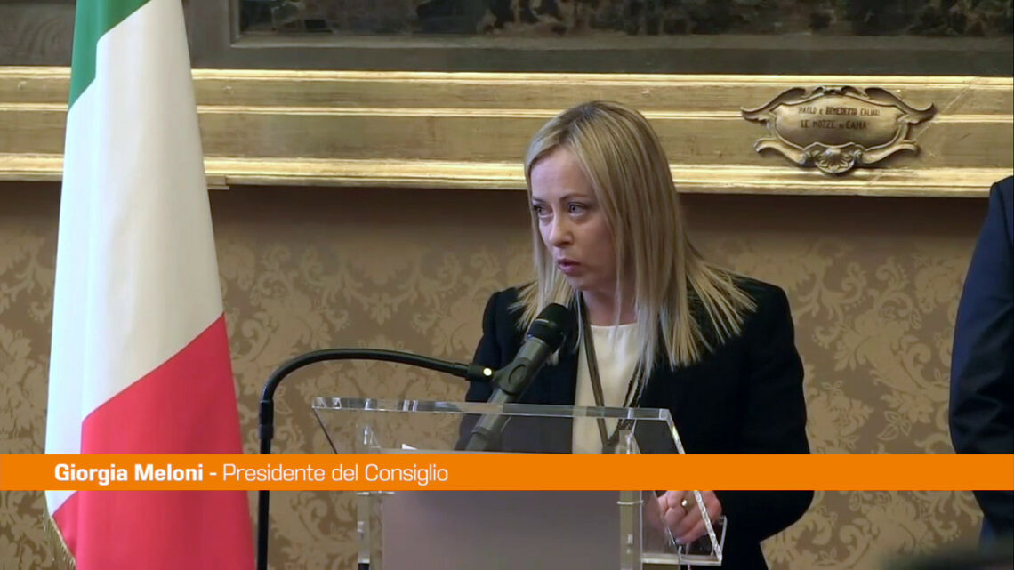 Meloni “Non accettare il ruolo che altri decidono per noi donne” Meloni “Non accettare il ruolo che altri decidono per noi donne”