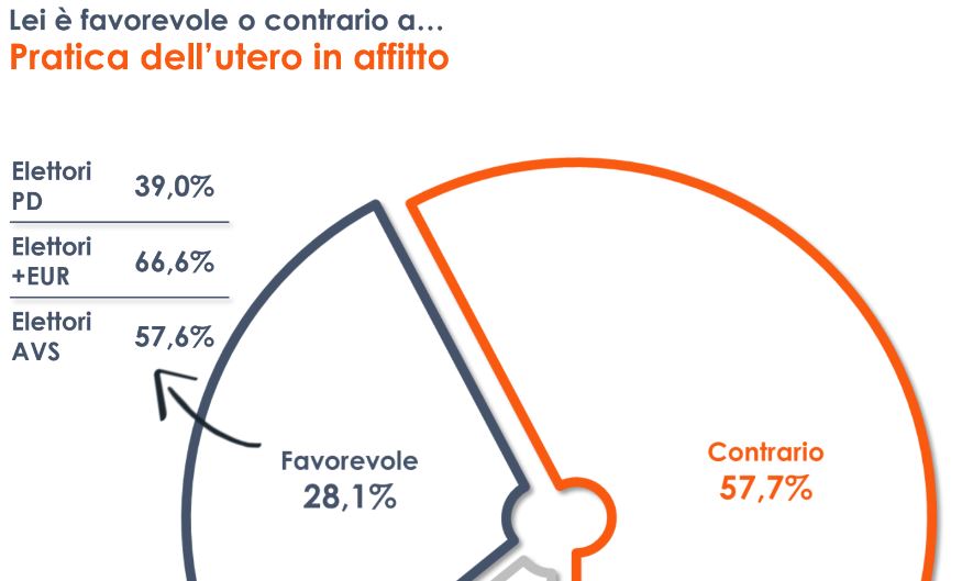 Utero in affitto, il 58% degli italiani è contrario Utero in affitto, il 58% degli italiani è contrario