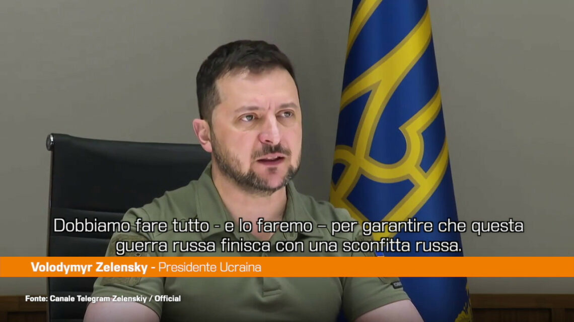 Ucraina, Zelensky “Ricostruzione grande opportunità per l’Europa” Ucraina, Zelensky “Ricostruzione grande opportunità per l’Europa”