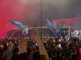 Festa dei tifosi del Napoli a Capodichino