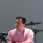 Il sub-commissarionalla Bonifica di Bagnoli Diomede Falconio alla presentazione del libro di Massimiliano Bonardi "Bagnoli" all'Auditorium di Bagnoli a Napoli il 2 aprile 2023 (ph. In24 / P. Nigro).