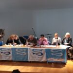 La presentazione del libro di Massimiliano Bonardi "Bagnoli" all'Auditorium di Bagnoli a Napoli il 2 aprile 2023 (ph. In24 / P. Nigro).