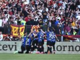 L’Inter non si ferma più, Dimarco e Lukaku stendono la Roma