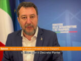Salvini firma il decreto Ponte “Obiettivo aprire i cantieri nel 2024”