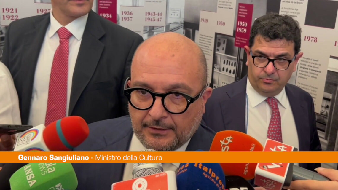 Sangiuliano, “Battaglia Isso opera iconica che porta a riflessione” Sangiuliano, “Battaglia Isso opera iconica che porta a riflessione”