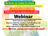Costruiamo la pace.Il 19 maggio il webinar per l’infanzia.