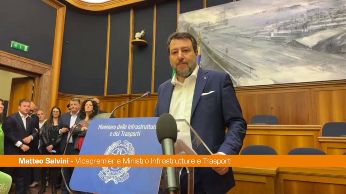 Ponte Stretto, Salvini “Se tutto come previsto transitabile nel 2032” Ponte Stretto, Salvini “Se tutto come previsto transitabile nel 2032”