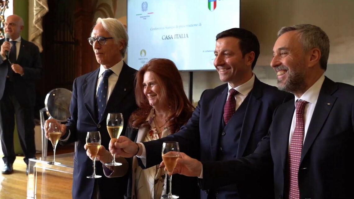 Casa Italia di Parigi 2024 a Prè Catelan, omaggio a De Coubertin Casa Italia di Parigi 2024 a Prè Catelan, omaggio a De Coubertin