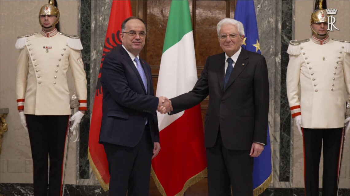 Mattarella incontra il presidente dell’Albania Mattarella incontra il presidente dell’Albania