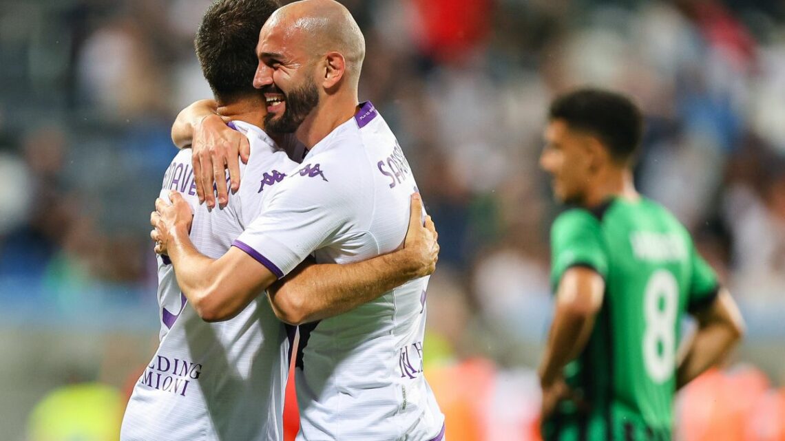 Tris della Fiorentina a Reggio Emilia, Sassuolo ko 3-1 Tris della Fiorentina a Reggio Emilia, Sassuolo ko 3-1