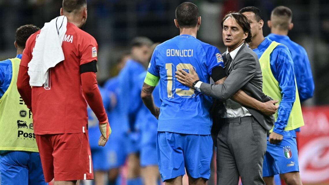 Mancini “Con Spagna sempre dura”, Bonucci “Possiamo vincere” Mancini “Con Spagna sempre dura”, Bonucci “Possiamo vincere”