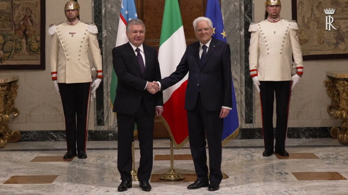Mattarella incontra il presidente dell’Uzbekistan Mattarella incontra il presidente dell’Uzbekistan