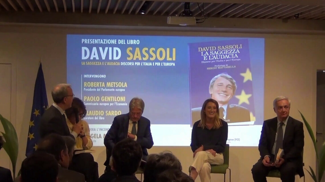 In un libro i discorsi di Sassoli sull’Europa In un libro i discorsi di Sassoli sull’Europa
