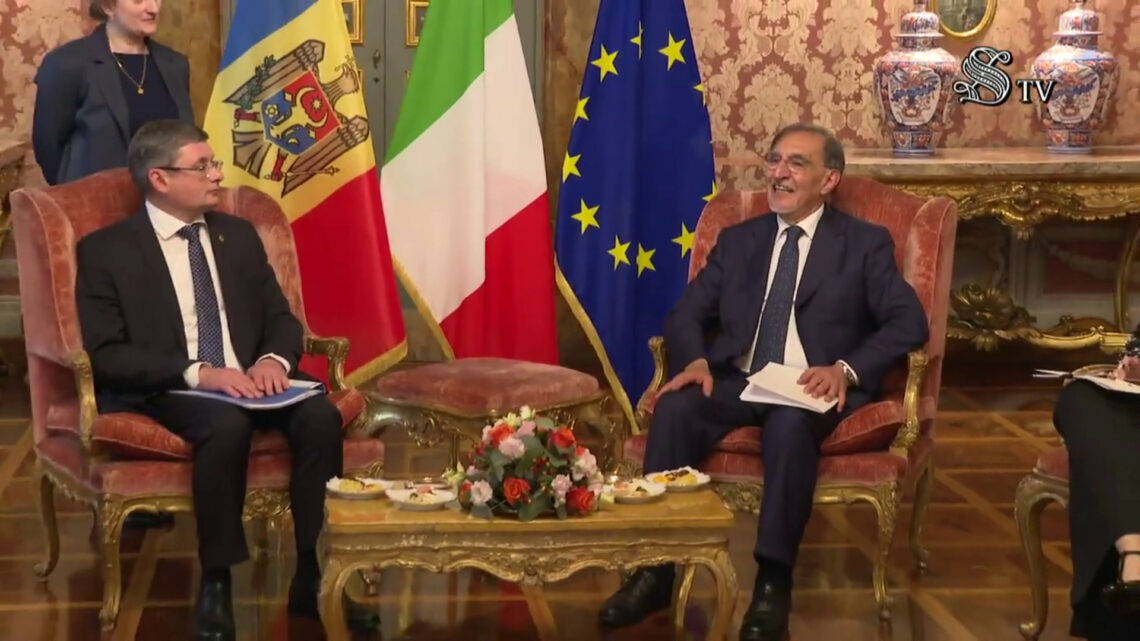 La Russa incontra il presidente del Parlamento moldavo La Russa incontra il presidente del Parlamento moldavo