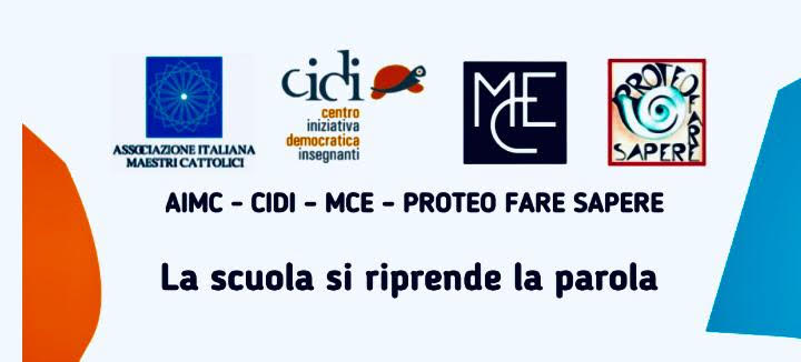 Scuola, manifesto di Associazioni e Cgil, Cisl, Uil per un nuovo progetto