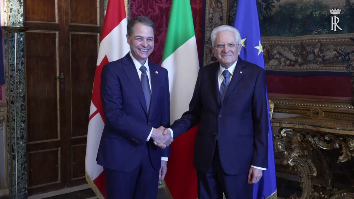 Mattarella incontra Speaker della Camera dei Comuni del Canada Mattarella incontra Speaker della Camera dei Comuni del Canada